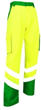 Pantalon Haute Visibilité Balise Bicolore jaune/vert